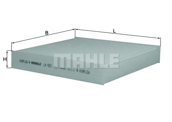 Salono filtras MAHLE LA 923