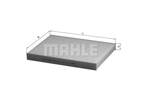 Salono filtras MAHLE LA 93
