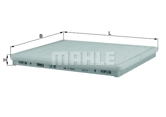 Salono filtras MAHLE LA 95