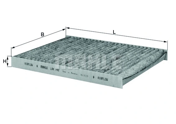 Salono filtras MAHLE LAK 142