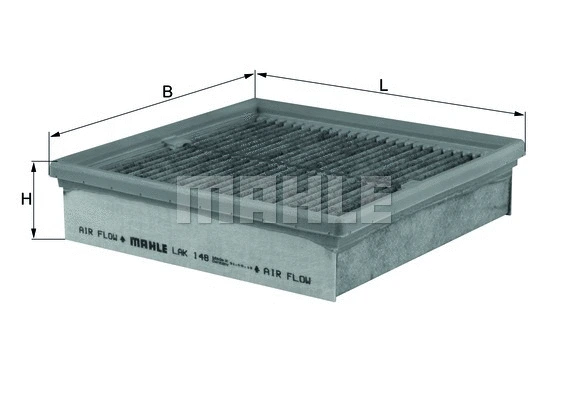 Salono filtras MAHLE LAK 148