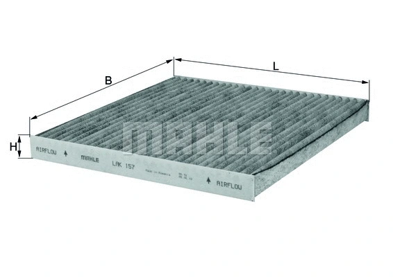 Salono filtras MAHLE LAK 157