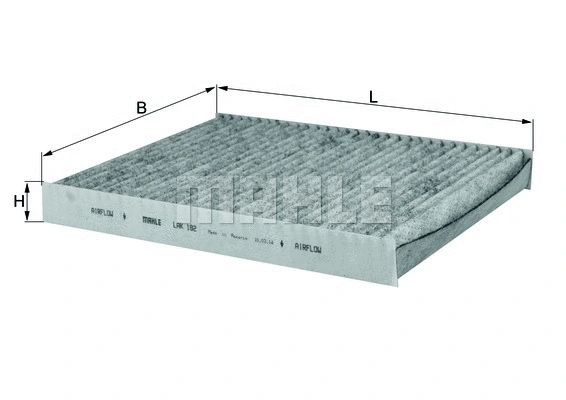 Salono filtras MAHLE LAK 182
