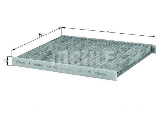 Salono filtras MAHLE LAK 241