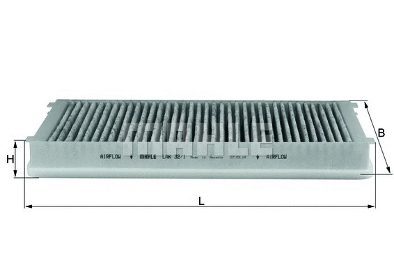 Salono filtras MAHLE LAK 32/1