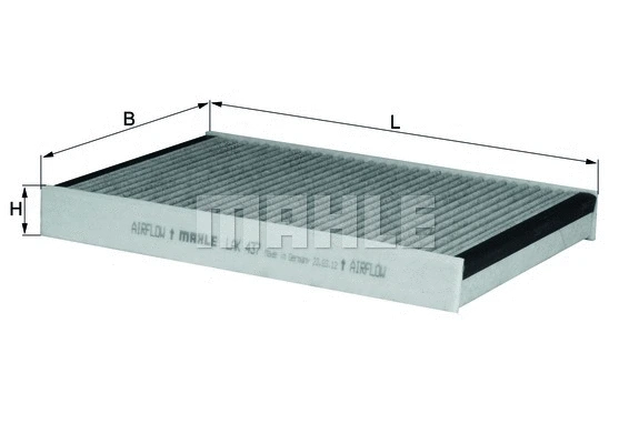 Salono filtras MAHLE LAK 437