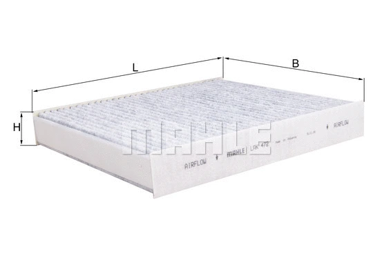 Salono filtras MAHLE LAK 472