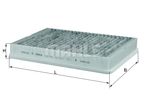 Salono filtras MAHLE LAK 79