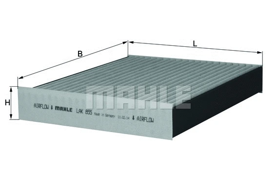Salono filtras MAHLE LAK 855