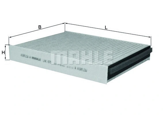 Salono filtras MAHLE LAK 875