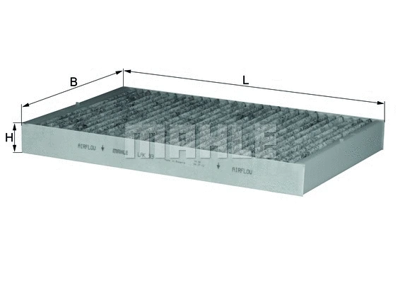 Salono filtras MAHLE LAK 93