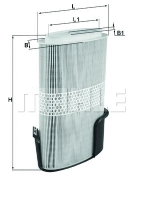 Oro filtras MAHLE LX 1009/6