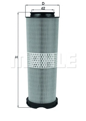 Oro filtras MAHLE LX 1020/1