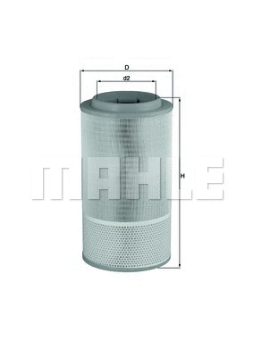 Oro filtras MAHLE LX 1024