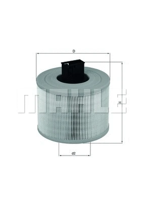 Oro filtras MAHLE LX 1035