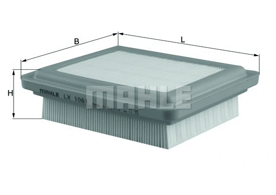 Oro filtras MAHLE LX 1061
