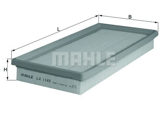 Oro filtras MAHLE LX 1143
