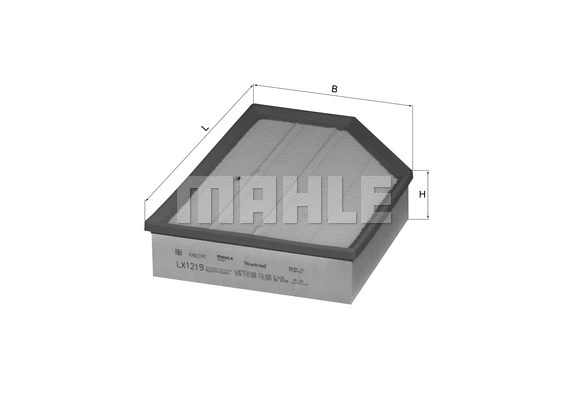 Oro filtras MAHLE LX 1219