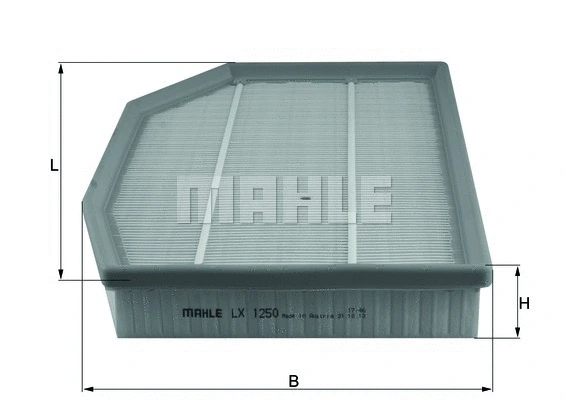 Oro filtras MAHLE LX 1250