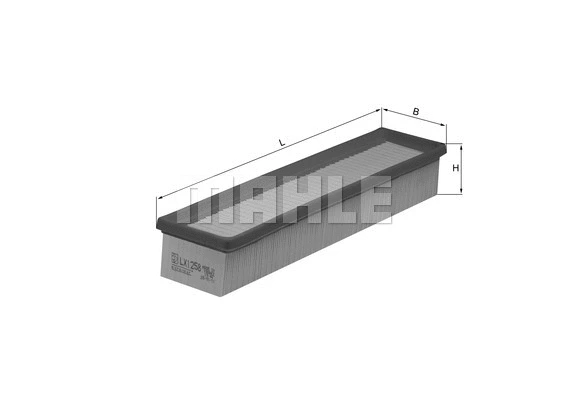 Oro filtras MAHLE LX 1258