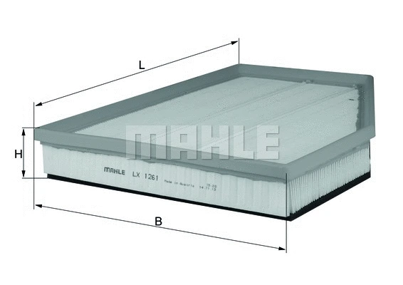 Oro filtras MAHLE LX 1261