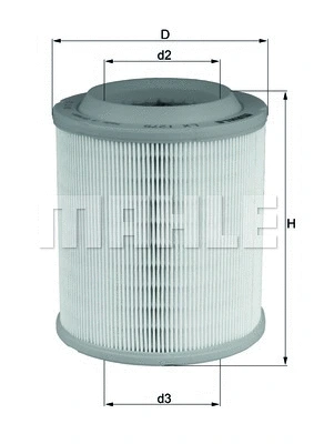 Oro filtras MAHLE LX 1275