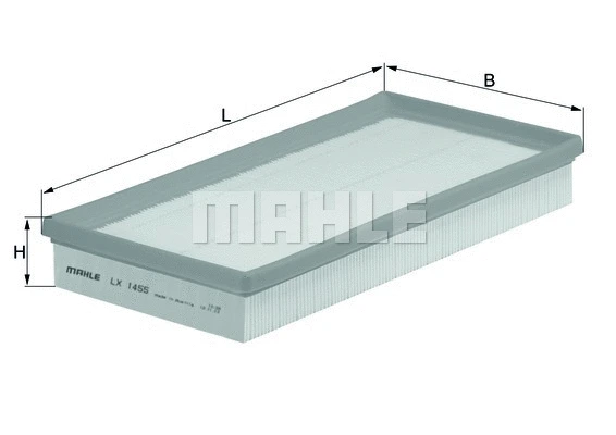Oro filtras MAHLE LX 1455