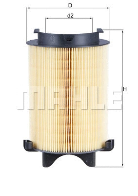 Oro filtras MAHLE LX 1566