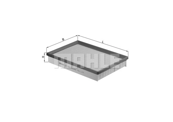 Oro filtras MAHLE LX 1572