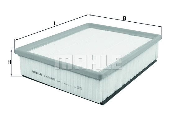 Oro filtras MAHLE LX 1605