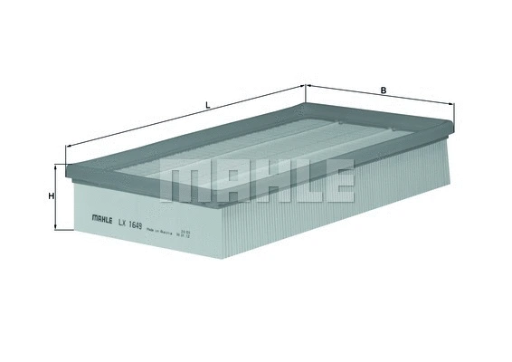 Oro filtras MAHLE LX 1649