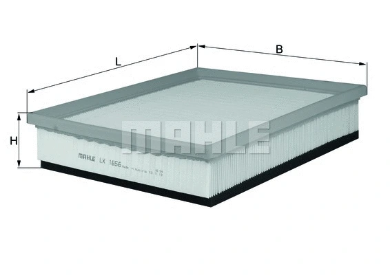 Oro filtras MAHLE LX 1656