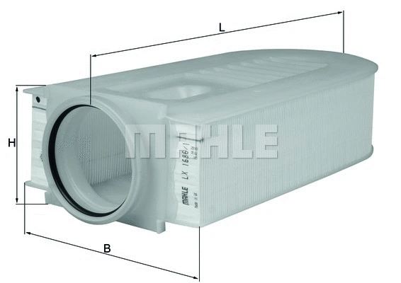 Oro filtras MAHLE LX 1686/1