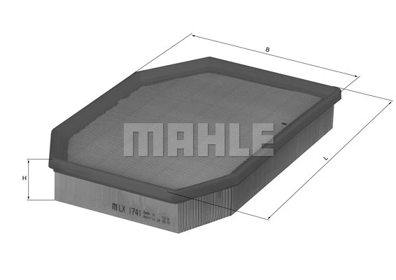 Oro filtras MAHLE LX 1741