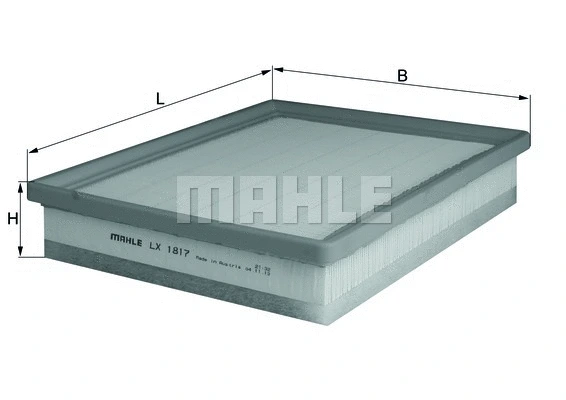Oro filtras MAHLE LX 1817