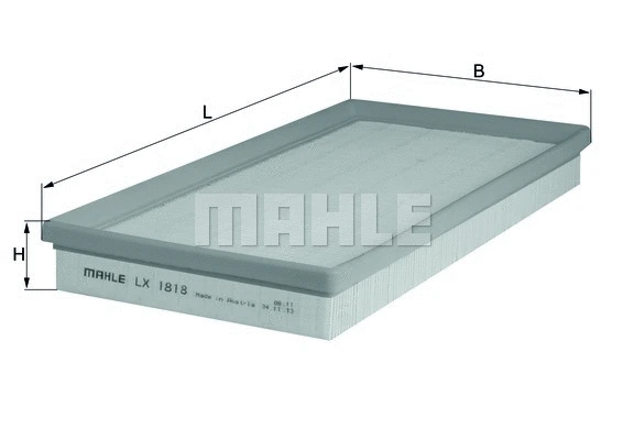 Oro filtras MAHLE LX 1818