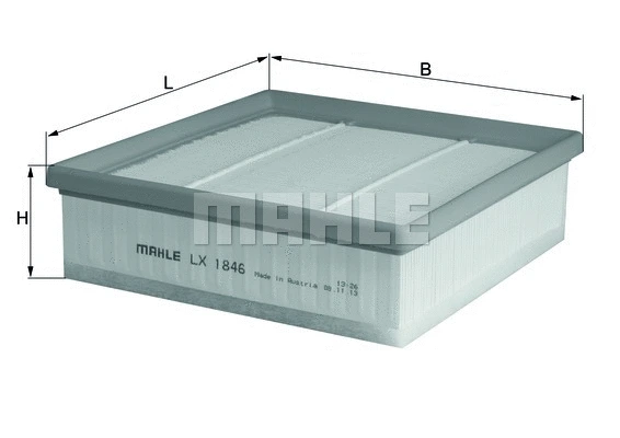 Oro filtras MAHLE LX 1846