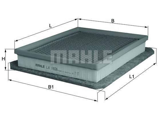 Oro filtras MAHLE LX 1926
