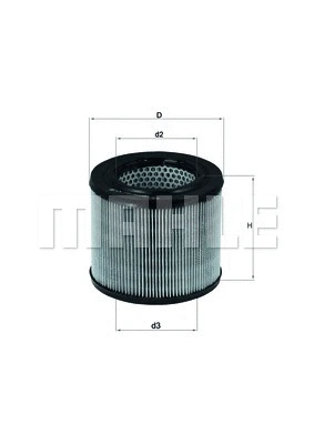 Oro filtras MAHLE LX 194