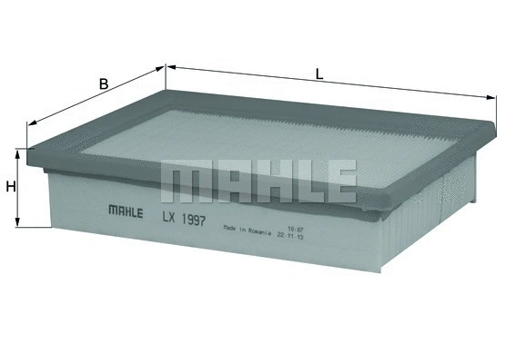 Oro filtras MAHLE LX 1997