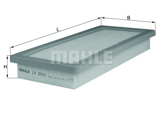 Oro filtras MAHLE LX 2023