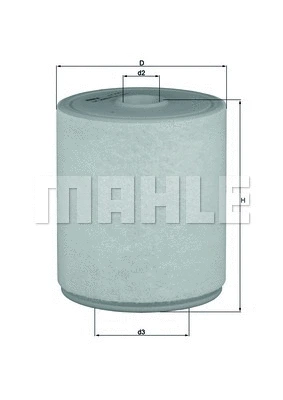 Oro filtras MAHLE LX 2049/4