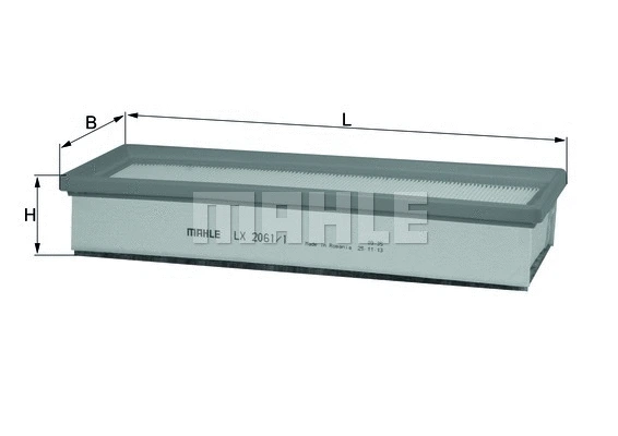 Oro filtras MAHLE LX 2061/1