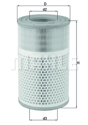 Oro filtras MAHLE LX 2079