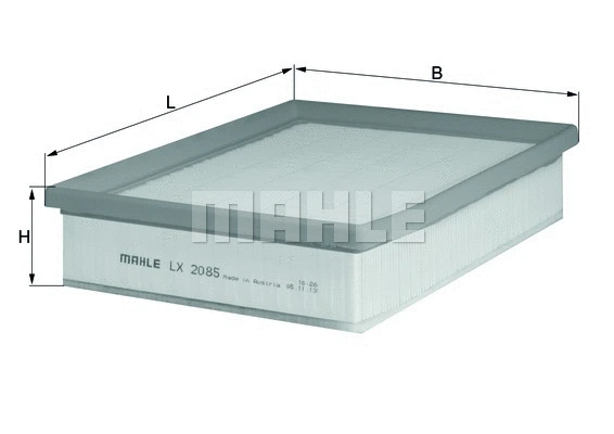 Oro filtras MAHLE LX 2085
