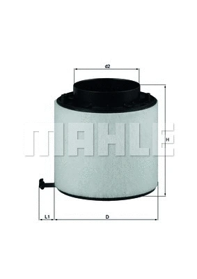Oro filtras MAHLE LX 2092D