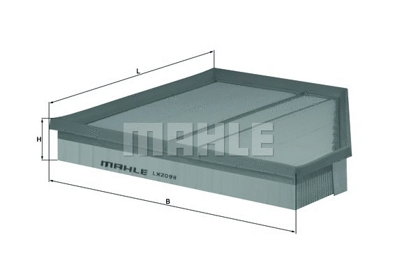 Oro filtras MAHLE LX 2098