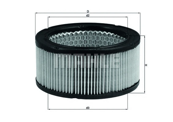 Oro filtras MAHLE LX 213