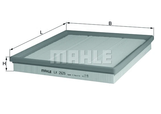 Oro filtras MAHLE LX 2525