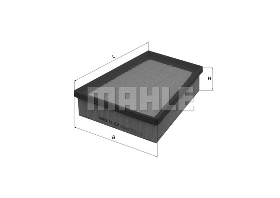 Oro filtras MAHLE LX 2631